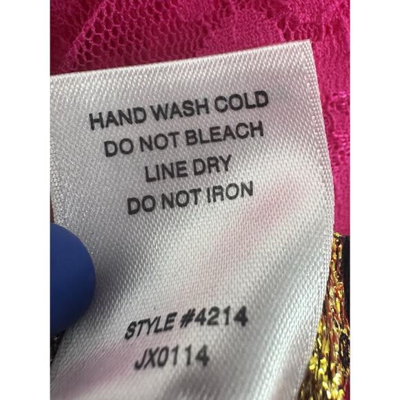 Seductive Wear Cinema Etoile Babydoll Underwire Unlined Pink Lace Sz M BB24 - Picture 10 of 10